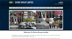 Desktop Screenshot of divinetextile.com